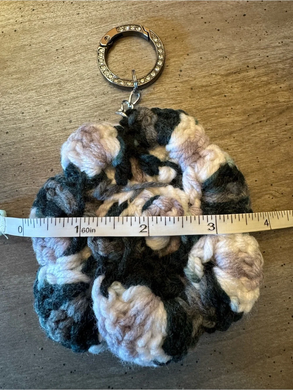 Handmade Crochet Pom Keychain/Bag Charm